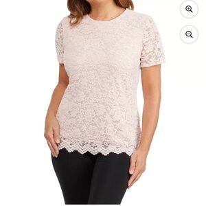 Mauve Lace Top